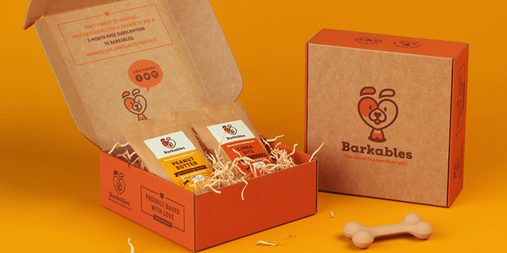 Cardboard Box Printed Design - Barkables