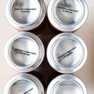 Aluminum cans with printed bottoms